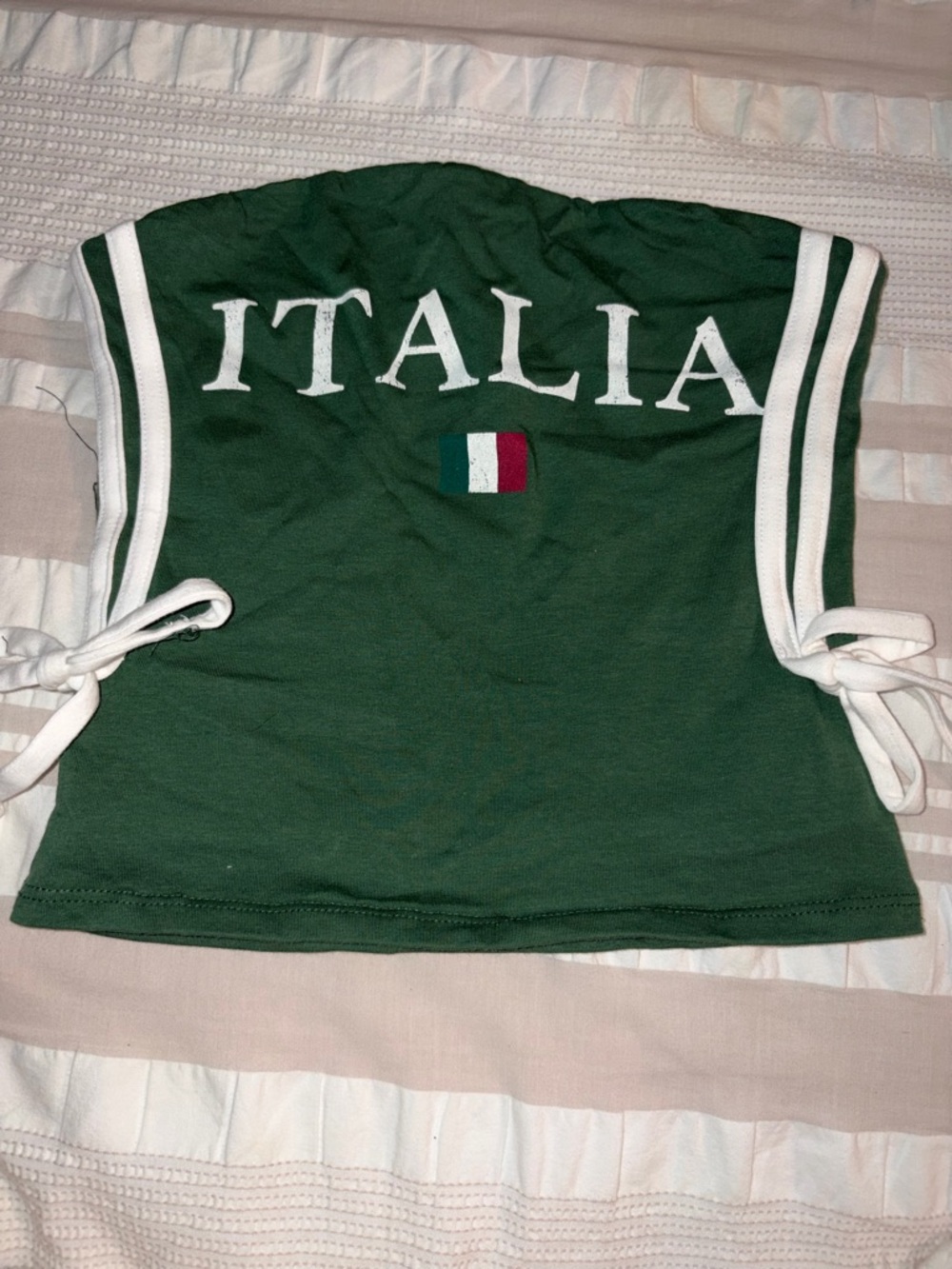 Italia Side Tie Tube Top